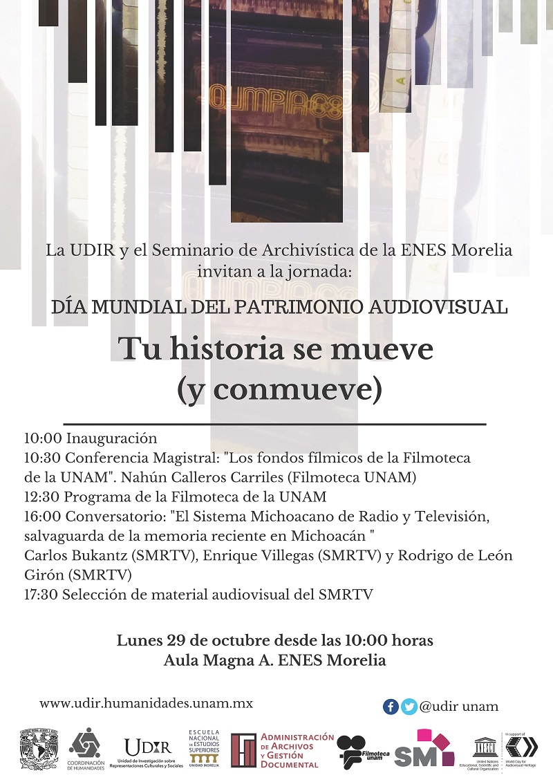 Bibliografía de acompañamiento al evento“Día mundial del patrimonio audiovisual”